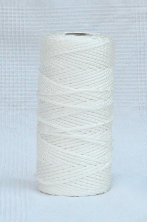Corda tamburo djembè cava PA 4 mm Bianco 160 m