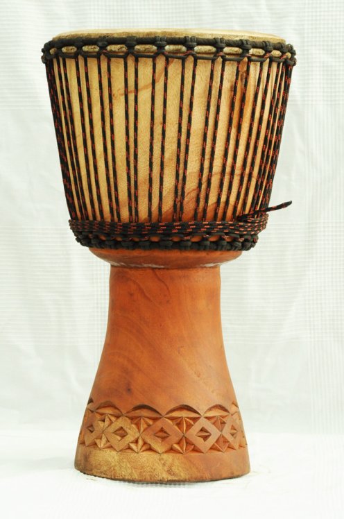 Djembe professionale in vendita - Grande tamburo djembe del Mali in mogano
