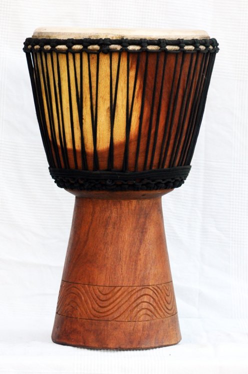 Djembe in vendita - Grande tamburo djembe del Mali in linke
