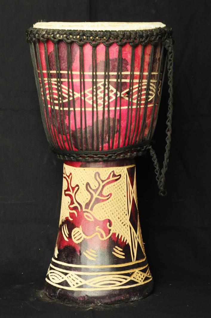 Djembe Africano 30cm - Tamburo Professionale Per Bambini - 14