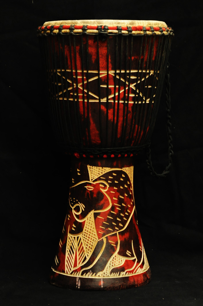 Djembe Africano 30cm - Tamburo Professionale Per Bambini - 7