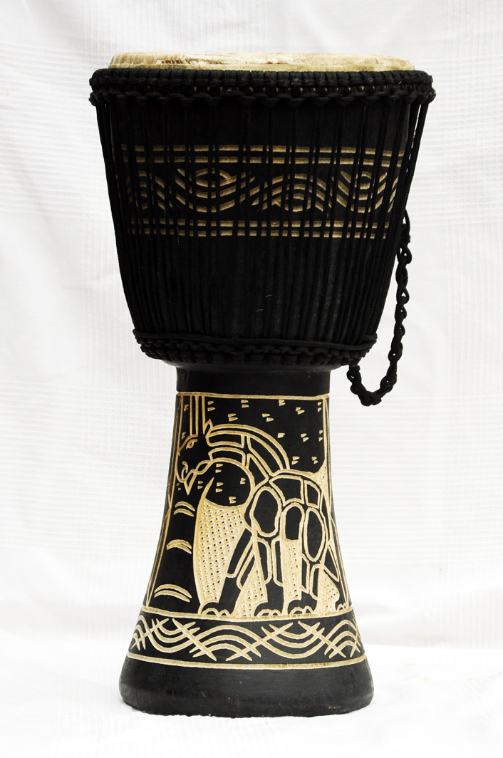 Djembe a prezzo basso in vendita Tamburo djembe medio del Ghana
