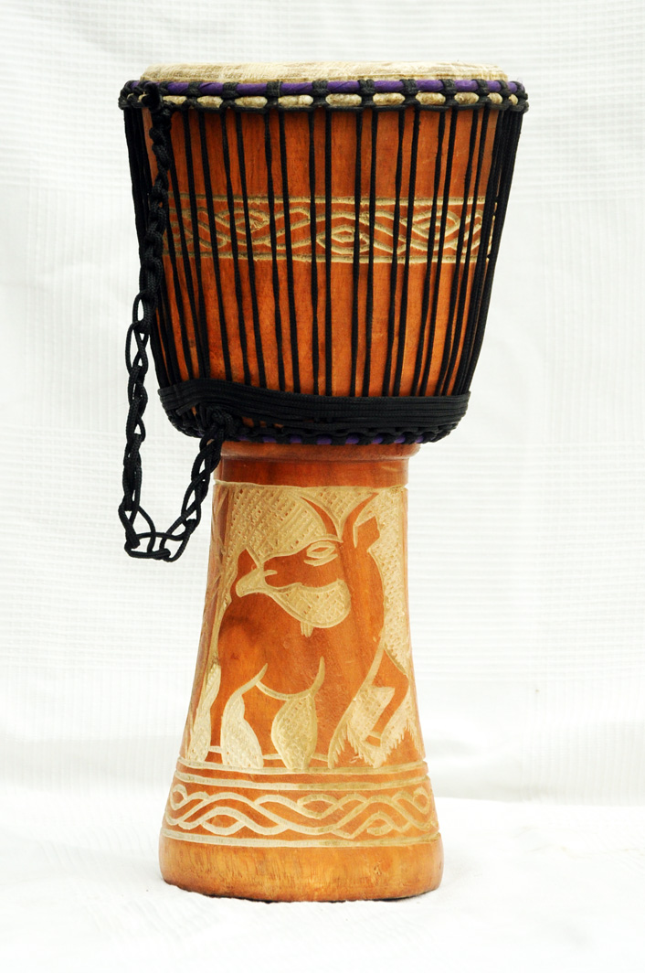 Djembe Africano 30cm - Tamburo Professionale Per Bambini - 13