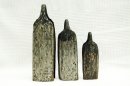 Trio di campane del Hamana per tamburo dundun della Guinea - Campane per tamburi bassi