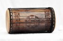 Dundun kenkeni 4 ferri in rosewood - Tamburo basso dundun della Guinea