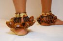 Braccialetto di danza africano - Braccialetto alla caviglia di danza yuyu del Nigeria