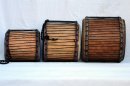 Set dundun vendita - Trio di mini-tamburi bassi dunun del Ghana