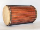 Tamburi bassi dunun - Dundun sangban della Guinea montaggio 4 cerchi