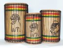 Serie di tamburi bassi dunun - Set di dundun della Guinea
