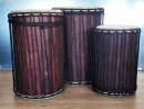 Serie di tamburi bassi dunun - Set di dundun del Mali