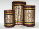 Serie di tamburi bassi dunun - Set di dundun della Guinea