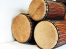 Set di tamburi dundun della Guinea in legno di balafon (gueni)