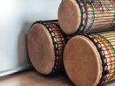 Serie di tamburi bassi dunun - Set di dundun della Guinea
