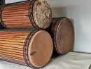 Serie di tamburi bassi dunun - Set dundun Guinea