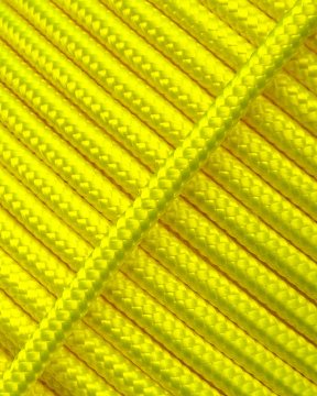 Corda tamburo djembè rinforzata PES 5 mm Giallo fluo 100 m
