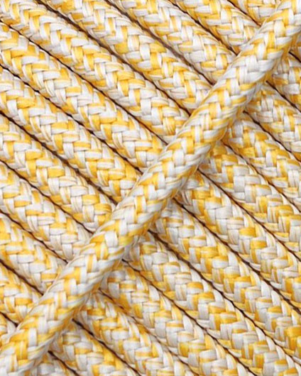 Corda rinforzata per tamburo djembe 5 mm Beige / Arancione chiaro 20 m