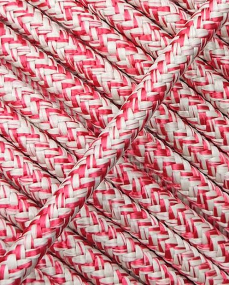 Corda rinforzata per tamburo djembe 5 mm Beige / Rosso 100 m