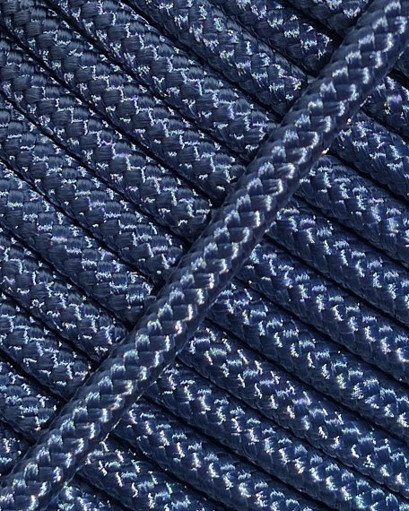 Corda tamburo djembè rinforzata PES 5 mm Blu denim 100 m