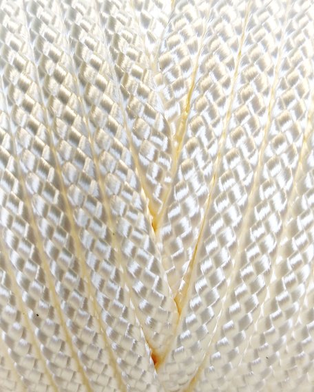 Corda cava PA tamburo djembè 6 mm Bianco 60 m