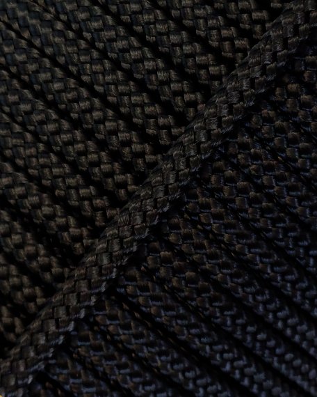 Corda tamburo djembè cava PES 5 mm Nero 20 m