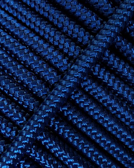 Corda intrecciata con anima Ø5 mm blu reale 100 m - Corda per tamburo djembe