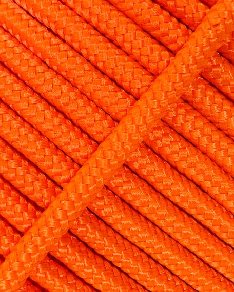 Corda tamburo djembè rinforzata PES 5 mm Arancione fluo 20 m