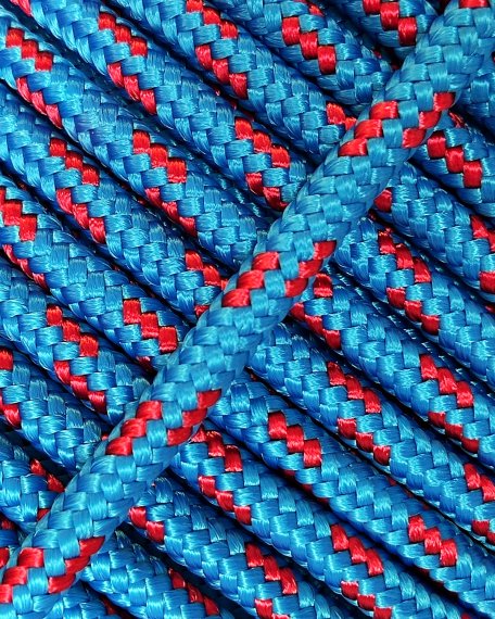 Corda alpina prestirata djembè Ø6 mm blu / rosso - Corda per djembe tamburo