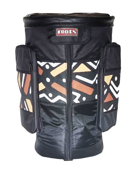 Borsa per djembe Roots Percussions qualità premium Bogolan