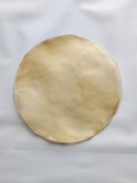 Piccola pelle di manzo, pelle di bufalo, pelle di toro o pelle di mucca spessa sensa peli para tamburo djembe percussione