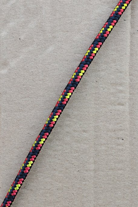 Drizza 6 mm (tricolore, rosso / giallo / rosso) - Corda tamburo djembe 100 m