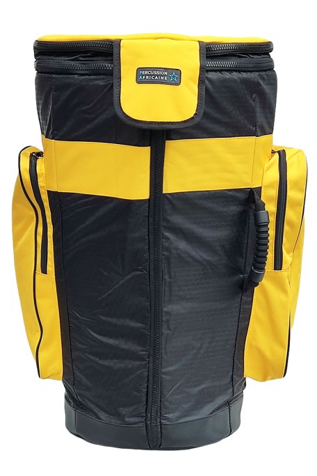 Borsa per djembe Percussion Africaine qualità premium XL giallo