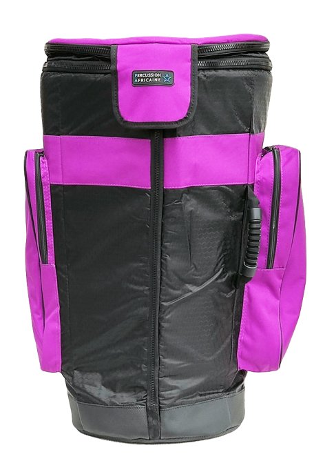 Borsa per djembe Percussion Africaine qualità premium XL violetto