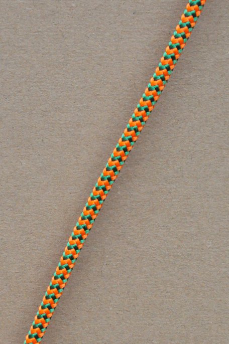 Drizza djembè Ø5 mm (spina di pesce, arancia neon / verde, 100 m) - Corda per djembe tamburo