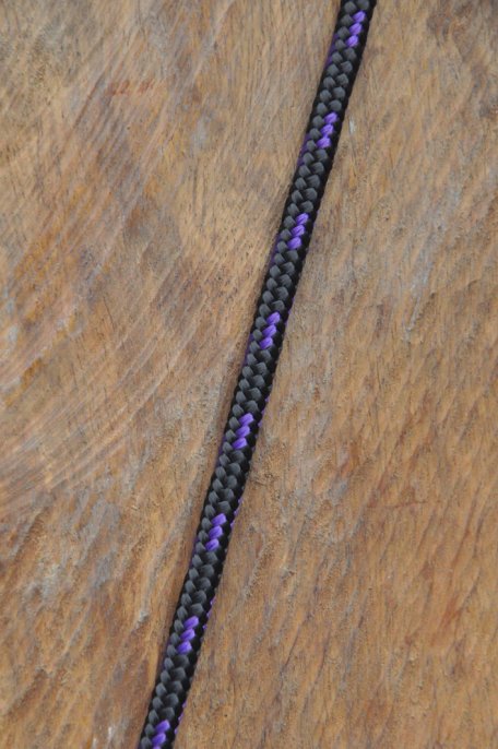 Corda alpina prestirata djembè Ø5 mm nera / viola - Corda per djembe tamburo