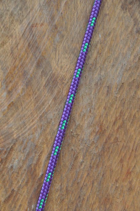 Corda alpina prestirata djembè Ø4 mm viola / verde - Corda para djembe tamburo