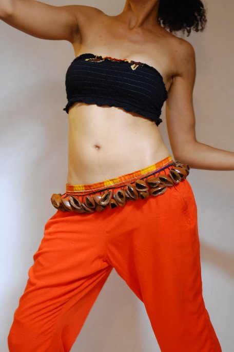 Cintura di danza africano - Piccola cintura di danza juju del Nigeria