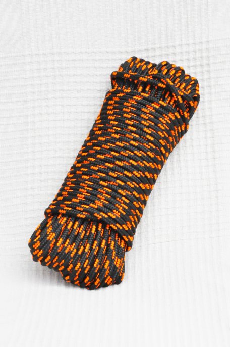 Drizza Ø5 mm nero arancione fluo per tamburo djembe