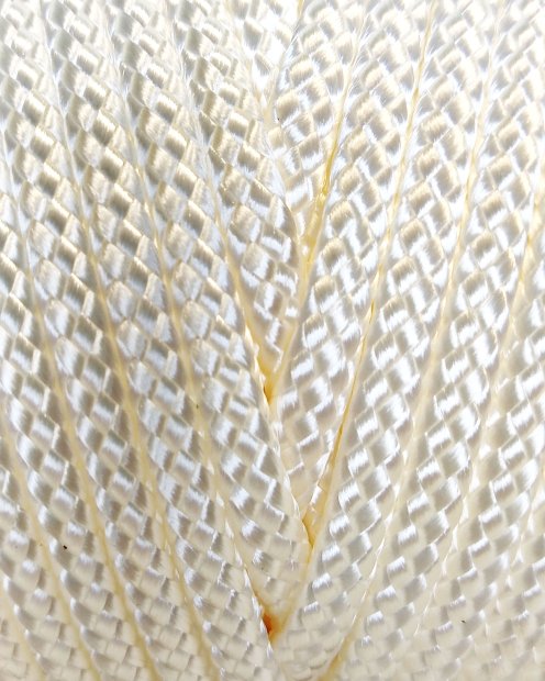 Corda cava tamburo djembè PA 6 mm Bianco 20 m