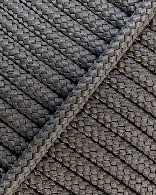 Corda djembè cava PES 5 mm Grigio 20 m