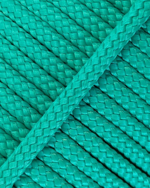 Corda tamburo djembè cava PES 4 mm Verde smeraldo 100 m