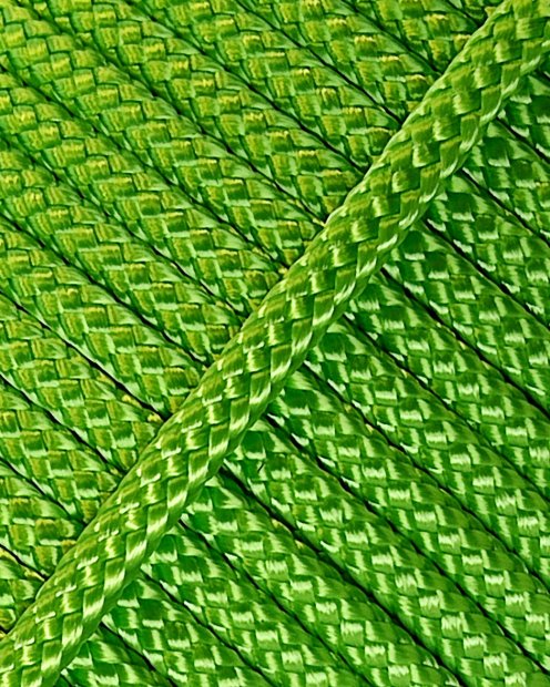 Corda tamburo djembè cava PES 4 mm Verde fluo 100 m