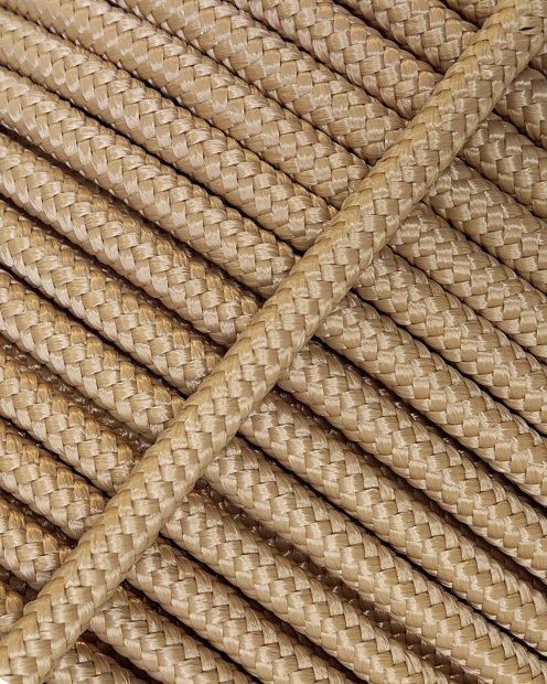 Corda intrecciata con anima Ø5 mm beige 20 m - Corda per tamburo djembe