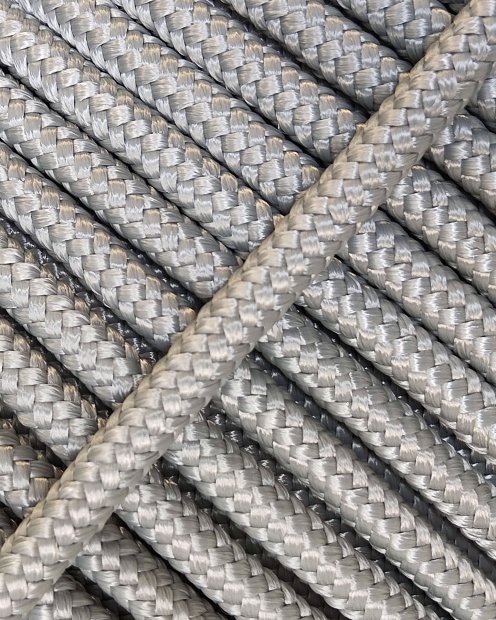 Corda tamburo djembè rinforzata PES 5 mm Grigio 100 m