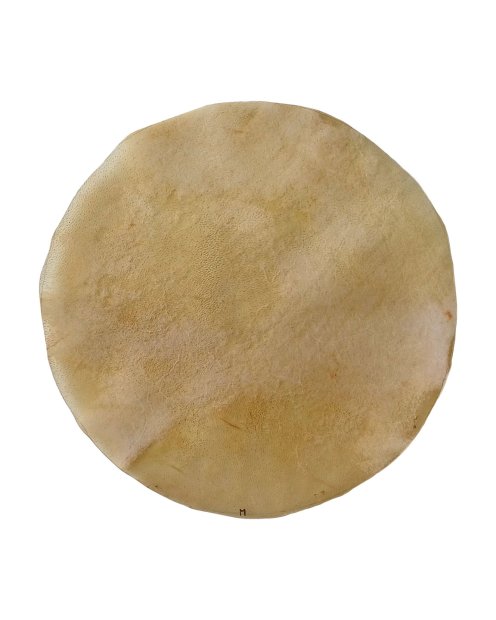 Pelle di mucca depilata molto sottile per tamburo djembe M