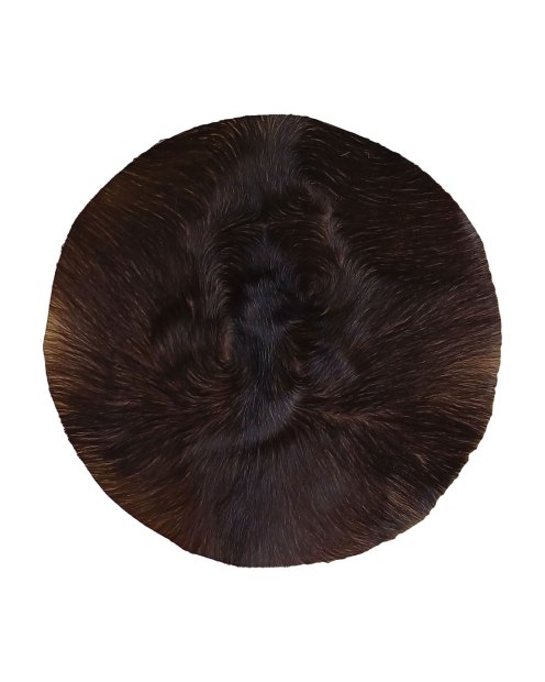 Pelle di vitello sottile con pelo per tamburo djembe L