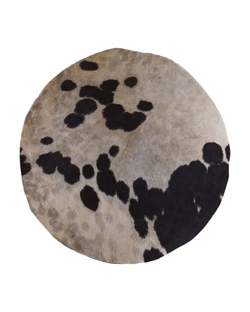Pelle di mucca sottile con pelo per tamburo djembe S
