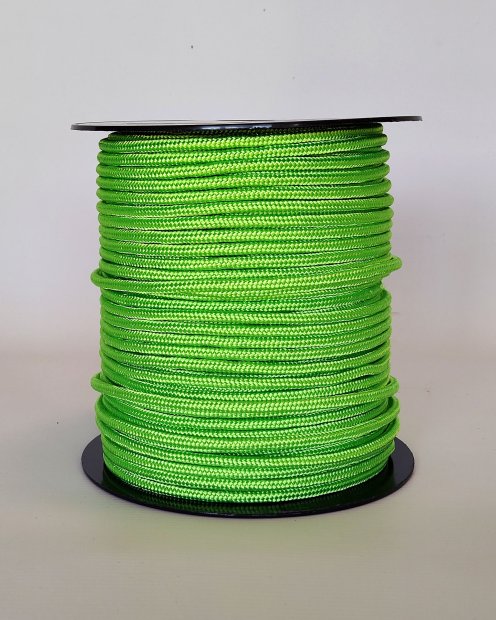 Corda alpina prestirata djembè Ø5 mm verde neon - Corda per djembe tamburo