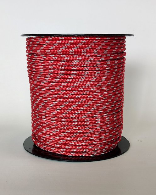 Corda alpina prestirata djembè Ø5 mm rosso / grigio - Corda per djembe tamburo