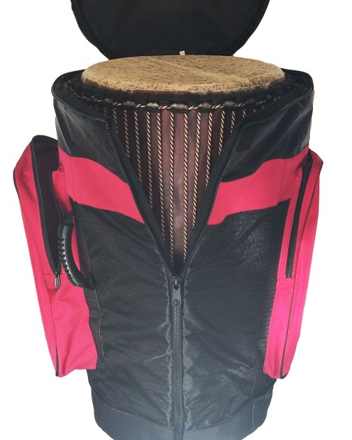 Borsa di djembe Percussion Africaine Premium XXL Rosso