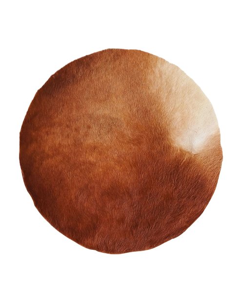 Pelle di cavallo sottile con pelo per tamburo djembe L